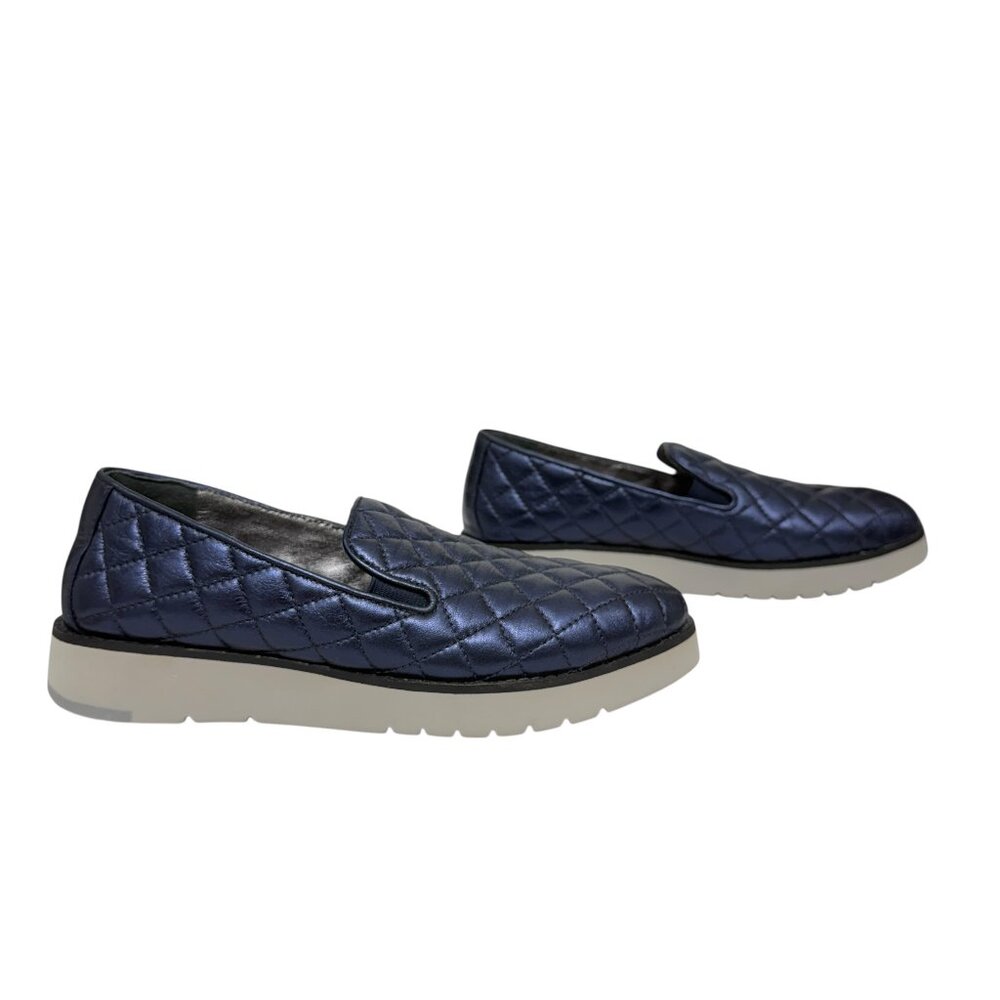 Johnston & Murphy Portia Leather Quilted Slip On Loafer Flat Women's size 6 M